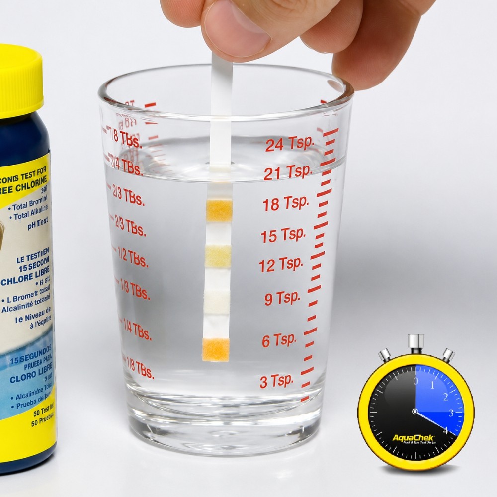 Tiras Analíticas Kit Sistema de Sal AquaChek