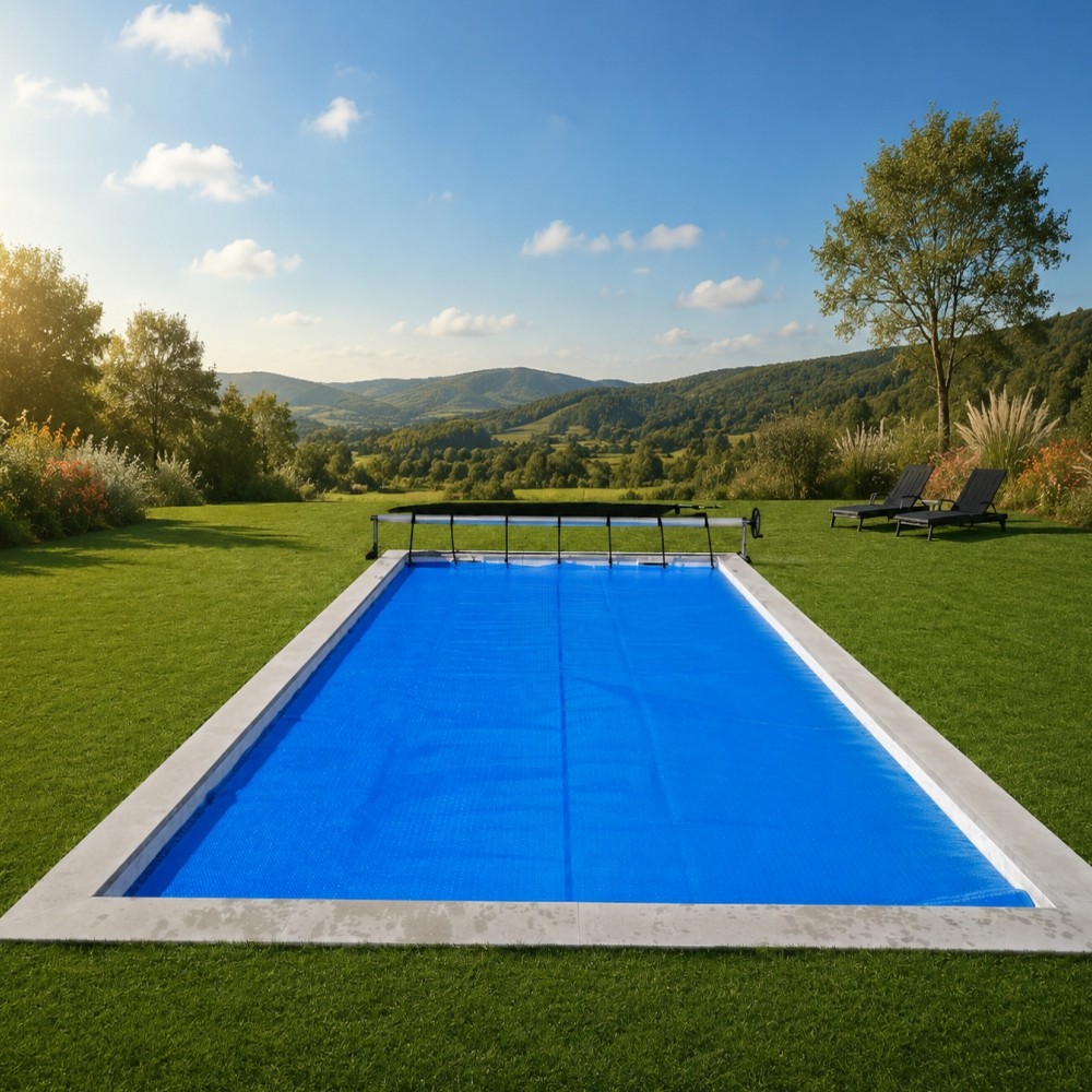 Cobertura Isotérmica 9×4,5m para Piscina 500 Microns com Reforço e Ilhós