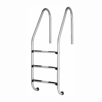 Escada Standard Inox AISI 304 3 Degraus