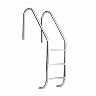 Escada Standard Inox AISI 316 3 Degraus