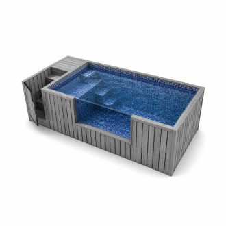 Piscina Elevada Art G’ama Cannes 4,3 x 2,25 m com Vidro Panorâmico e Filtração
