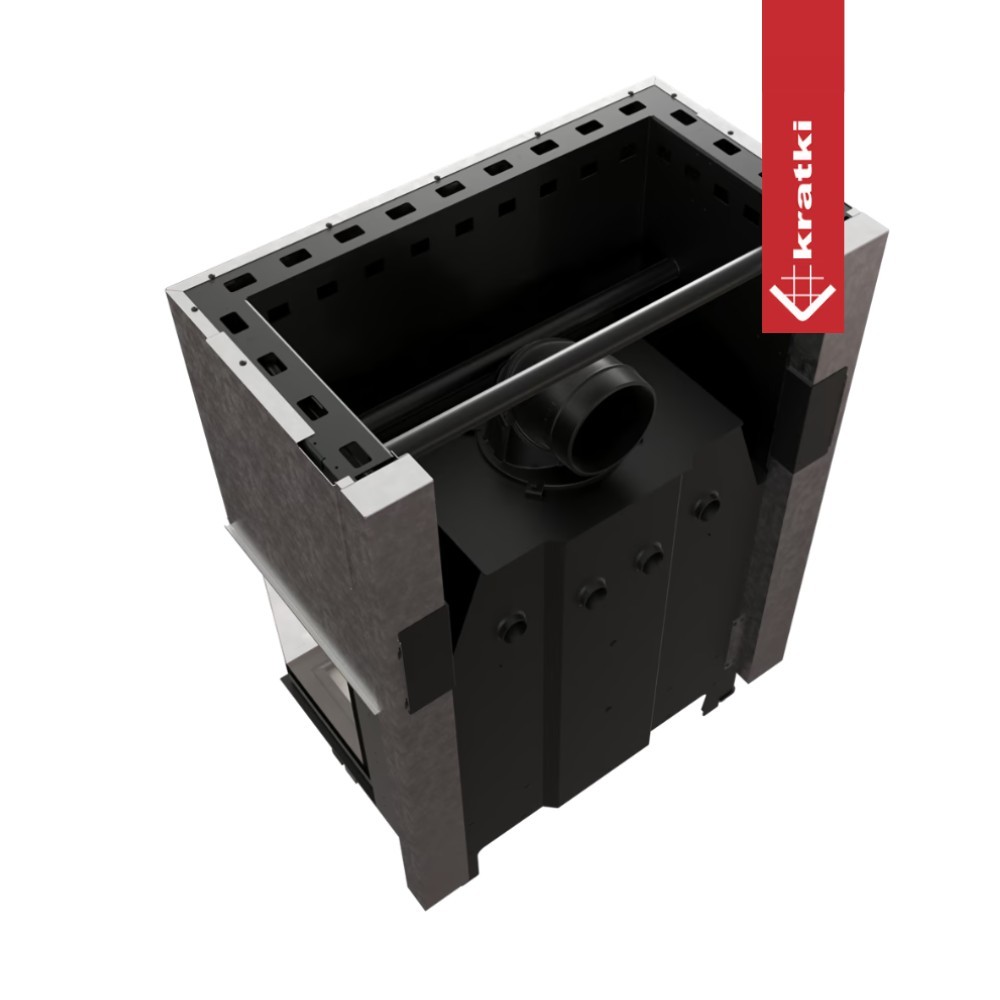 Recuperador Lenha ar 3 Faces Kratki NBC 1000/400 Ø200 15kw