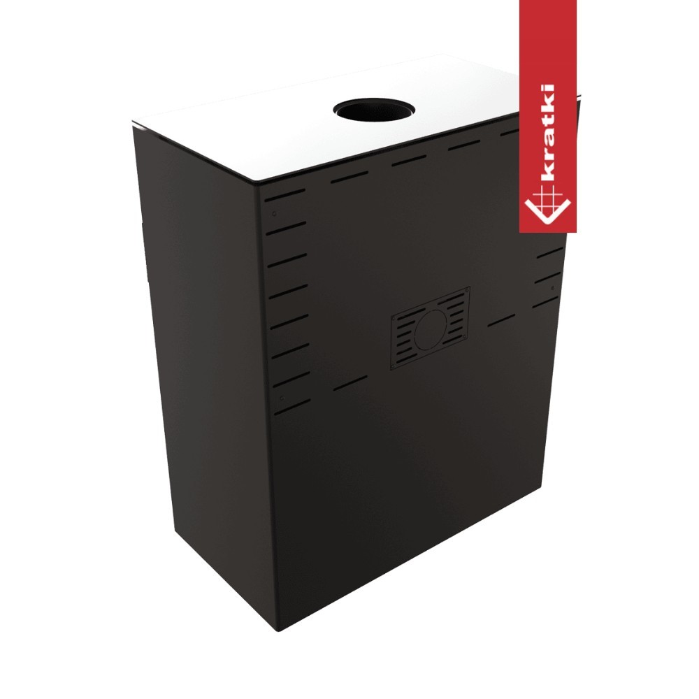 Recuperador Lenha Modular Kratki Kari 95 W Ø180 14kw C/ Base