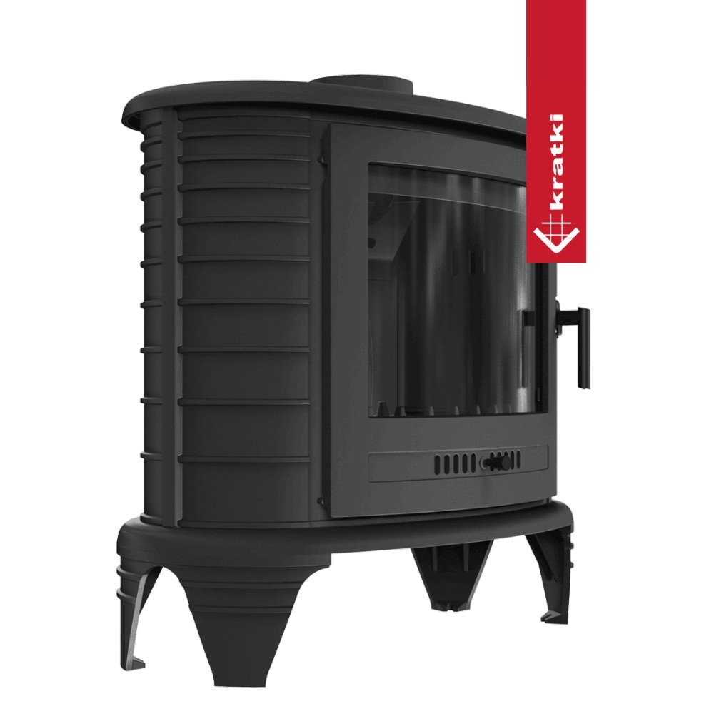 Salamandra em Ferro Fundido Kratki K8 Turbofan Ø130 9 Kw