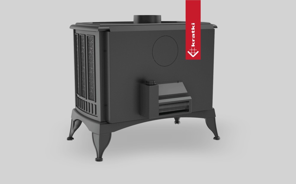 Salamandra em Ferro Fundido Kratki K9 Turbofan Ø150 10Kw