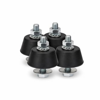 Kit Antivibratório para Ar Condicionado 40X20mm 128kg (4 Peças)