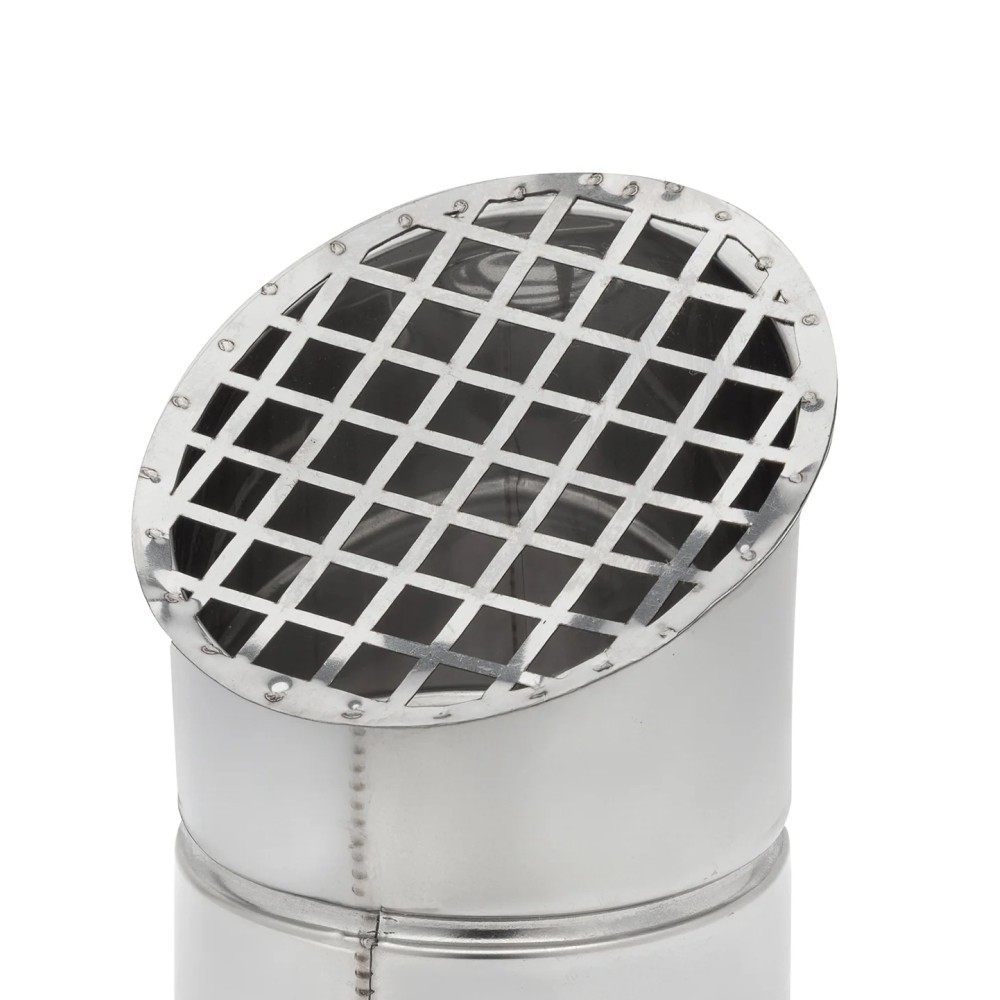 Defletor Fachada Inox Ø150 0.4mm