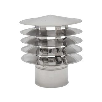 Chapéu Saturno Inox Ø130 0.4mm