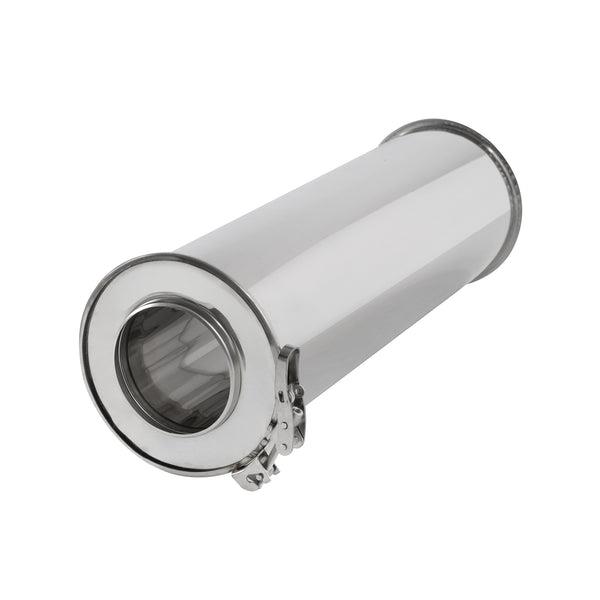 Tubo de Chaminé Inox Parede Dupla Rígido Ø150-200 x 500mm