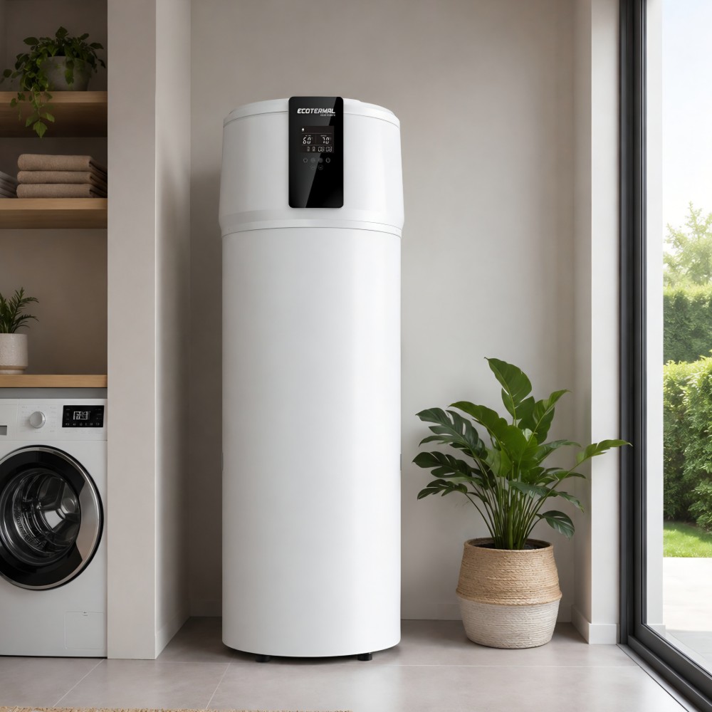 Bomba de Calor AQS Ecotermal ETOP 200L com 1 Serpentina R290