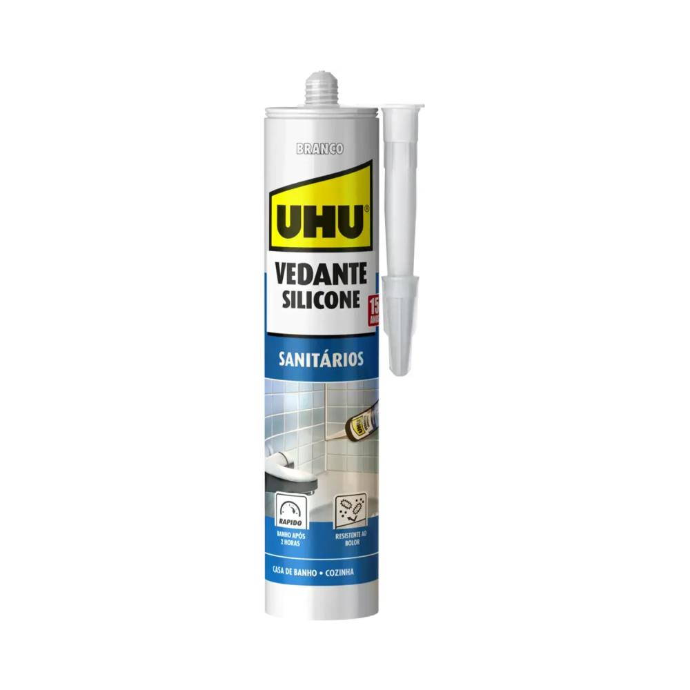 Silicone Sanitário UHU Transparente 280ml