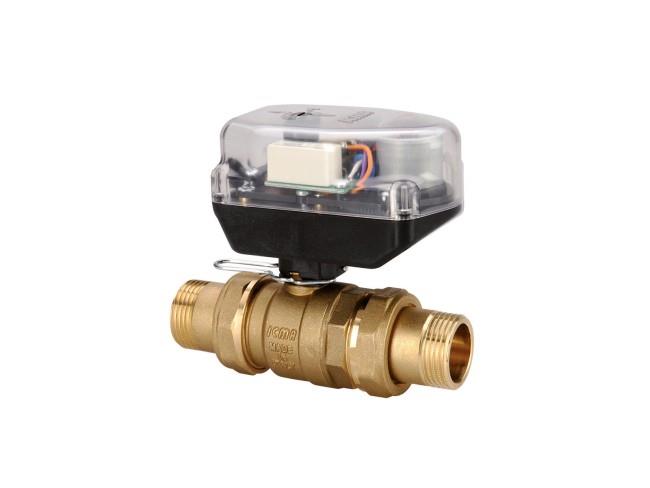 Válvula Motorizada de 2 Vias 3/4” com Microinterruptor e Uniões 230 V