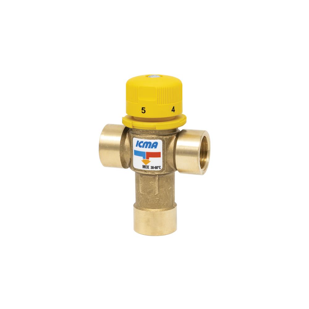 Misturadora Termostática Solar 3/4” com Ligações Fêmea