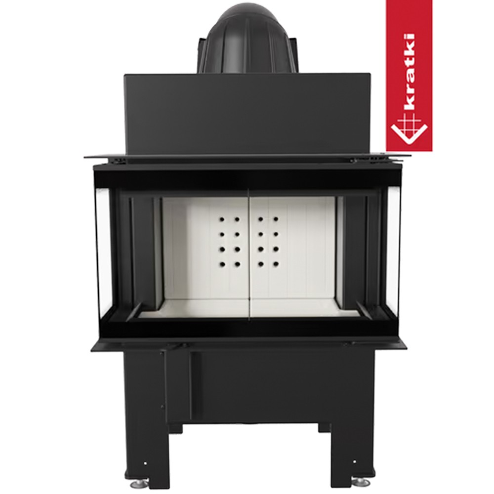 Recuperador Lenha Ar 3 Faces Kratki NBC BSL 680/280 Ø160 7Kw