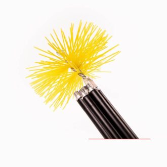 Kit Limpa-Chaminés com 5 Varas de 1,4m + Escovilhão Nylon Ø200mm
