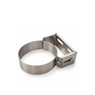 Abraçadeira Inox de Parede com Base Ø80 0.4 mm