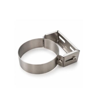 Abraçadeira Inox de Parede com Base Ø100 0.4 mm