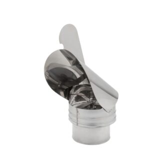 Chapéu Inox Crista de Galo Ø100 0.5 mm