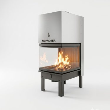 Recuperador de Calor a Lenha 16 kW Ar Quente Thermozel AERO U