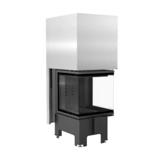 Recuperador Lenha Ar 3 Faces Kratki NBC 500/500 BLACK Ø200 8 kW