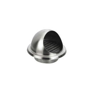 Difusor de Fachada Redondo Inox Exterior Anti-Inseto 100mm
