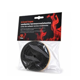 Fita Vedante em Fibra de Vidro 10 × 2mm Preta