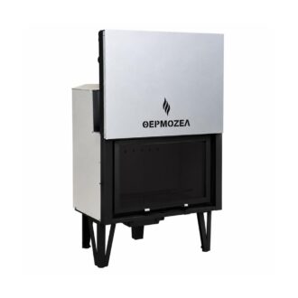 Recuperador de Calor a Lenha 17 kW Ar Quente Thermozel AERO 800 Guilhotina T832-EM
