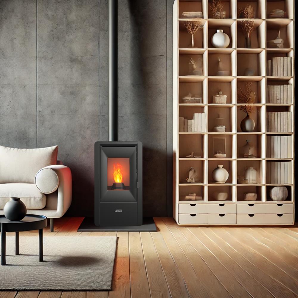 Salamandra a Pellet 7kW Ar Ventilado Artel Nina - Image 7