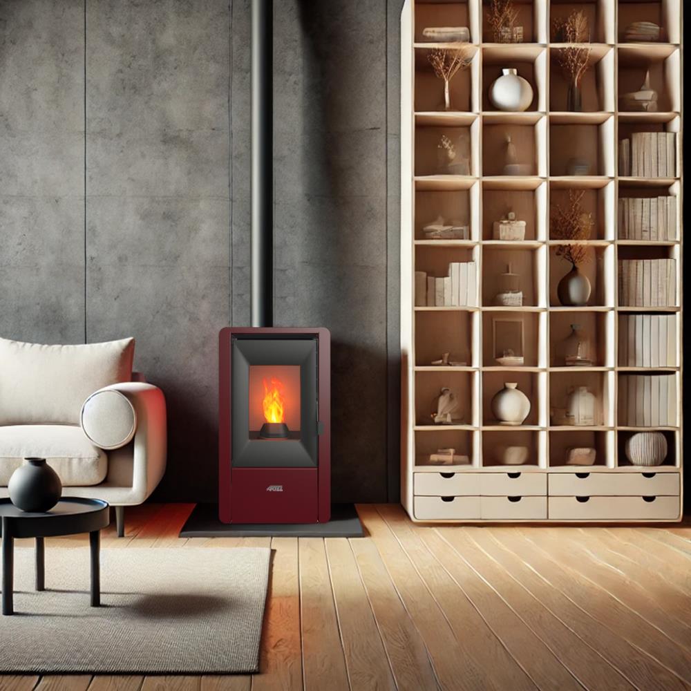 Salamandra a Pellet 7kW Ar Ventilado Artel Nina - Image 12